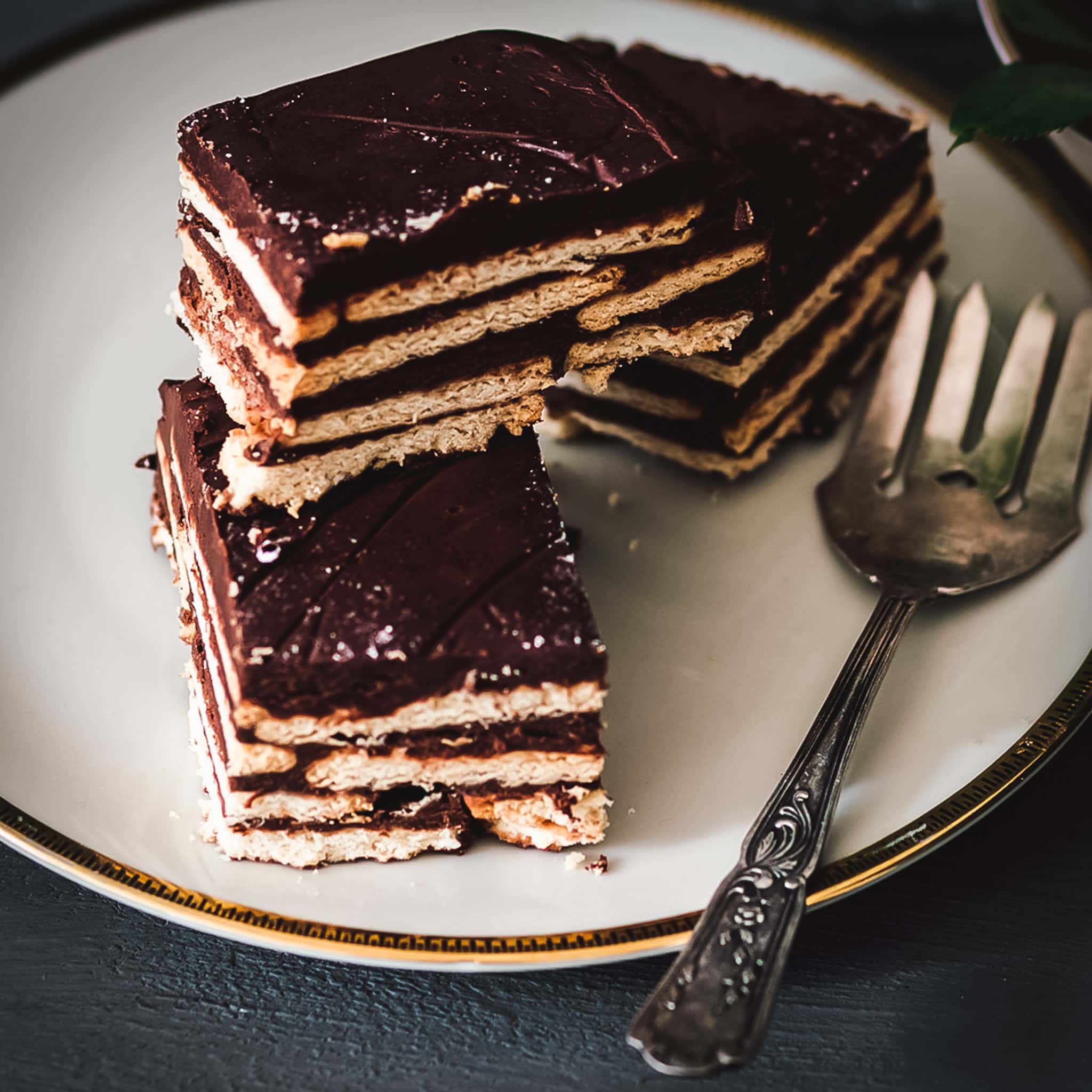 Petit Beurre" cookie cake-image